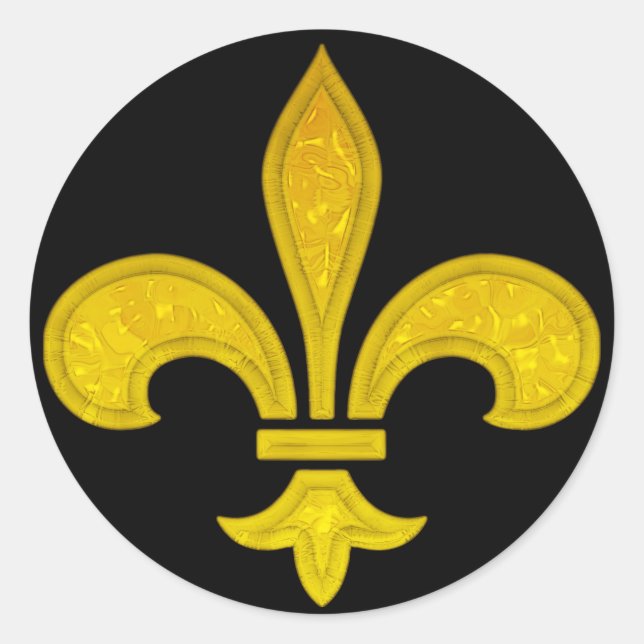 Adesivo Fleur De Lis Cut Glass (Frente)