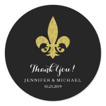 Fleur de Lis, Dourada Elegante, para casamentos de