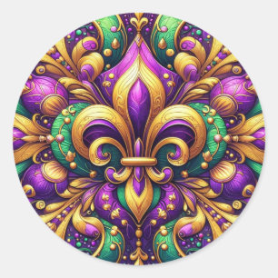 Adesivo fleur de lis mardi gras