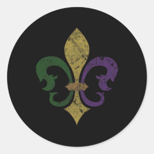 Adesivo Fleur De Lis Mardi Gras New Orleans S Men Yo