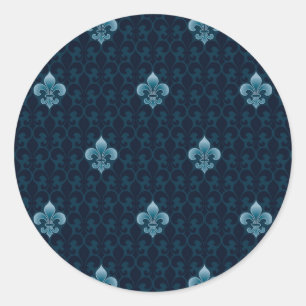 Adesivo Fleur De Lis Pattern