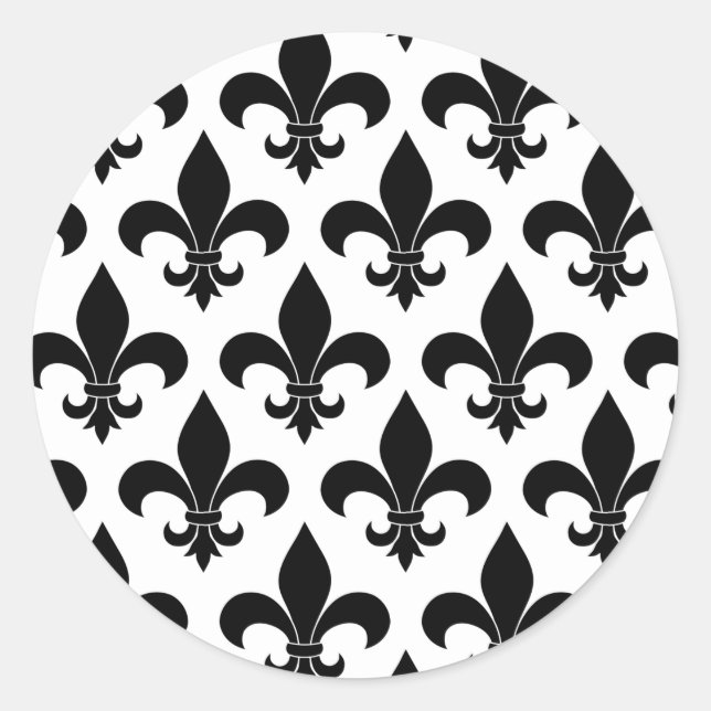 Adesivo Fleur de lis Pattern Classic (Frente)