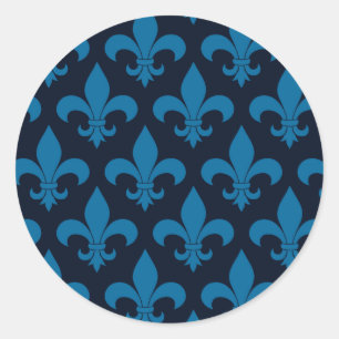 Adesivo Fleur de lis Pattern francês