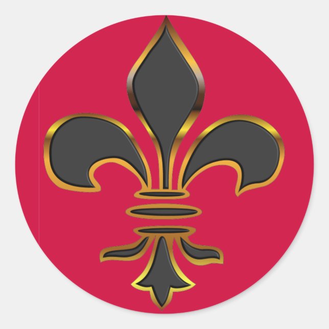Adesivo Fleur-de-lis Sticker (Frente)