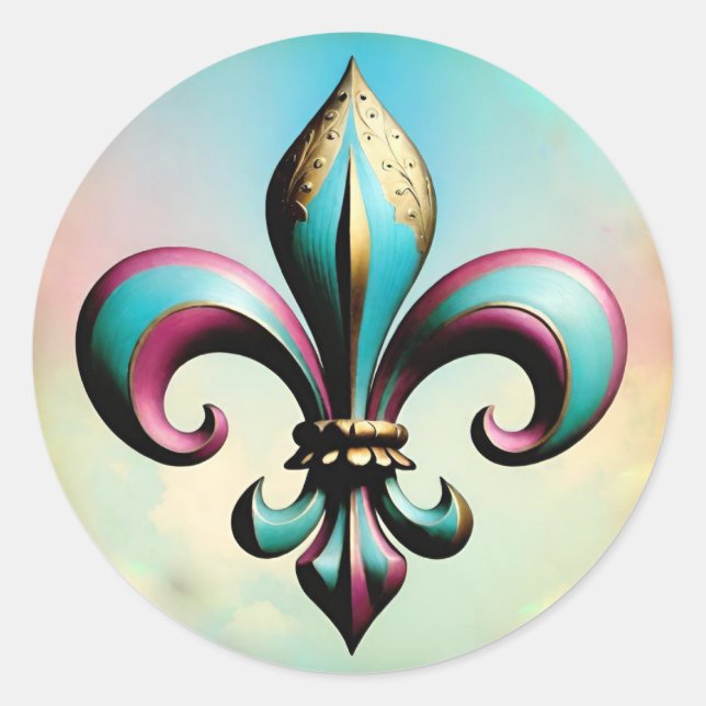 Adesivo Fleur de lis Sticker (Frente)
