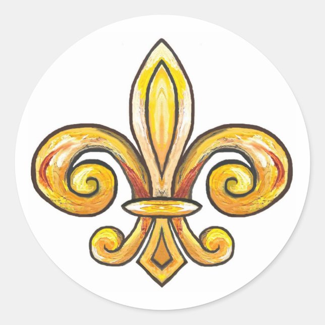 Adesivo Fleur de Lis Stickers (Frente)