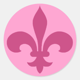 Adesivo Fleur de Lis Stickers PINK