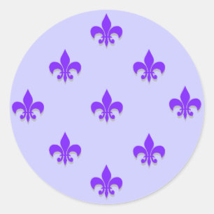 Adesivo Fleur de Lis Stickers PURPLE