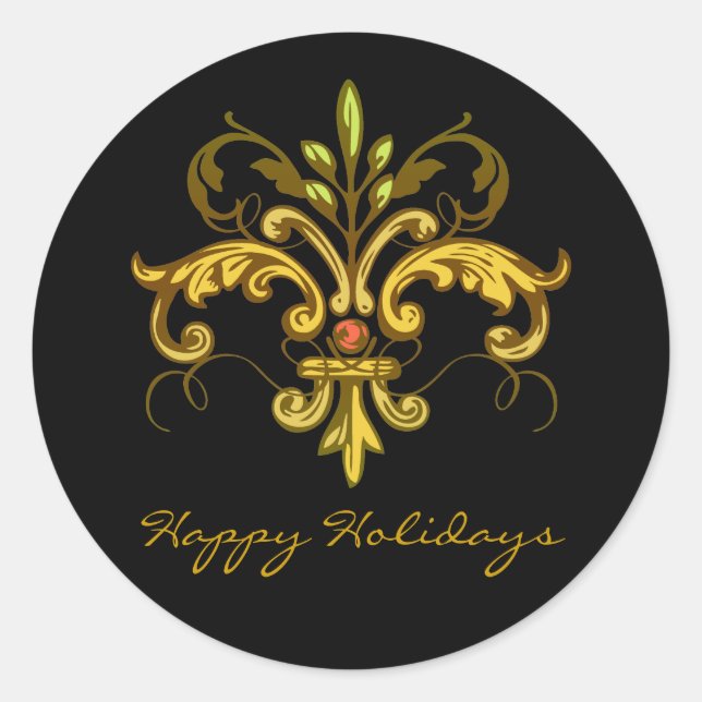 Adesivo Fleur de lis Xmas (Frente)