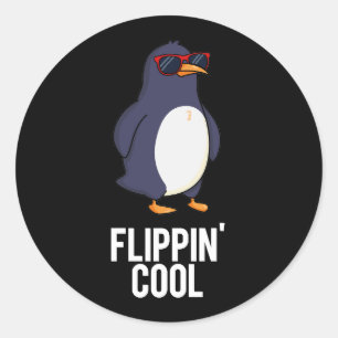 Adesivo Flippin Legal Penguin Pun Dark BG