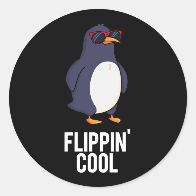 Adesivo Flippin Legal Penguin Pun Dark BG (Frente)