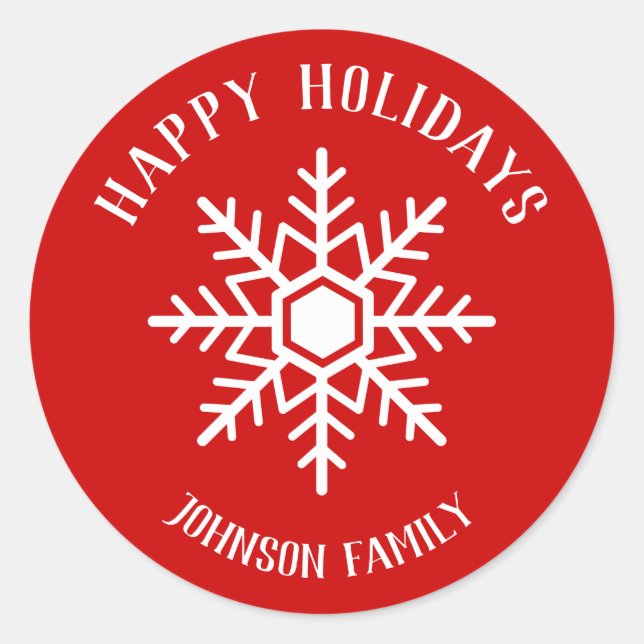 Adesivo Floco de neve (Frente)