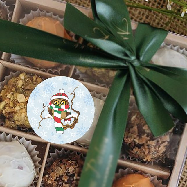 Adesivo Floco de Neve de Natal (Criador carregado)