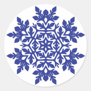 Adesivo Floco de Neve Elegante (Meia-Noite)