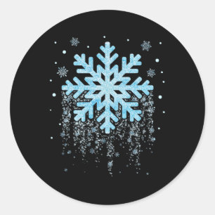 Adesivo Floco de neve Figurino Inverno de Natal Mens K