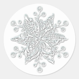 Adesivo Floco de neve Na moda de Natal