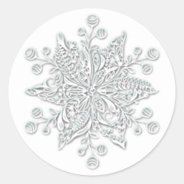 Adesivo Floco de neve na moda Natal