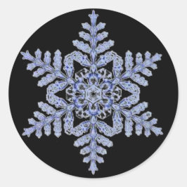 Adesivo Floco de neve real em preto