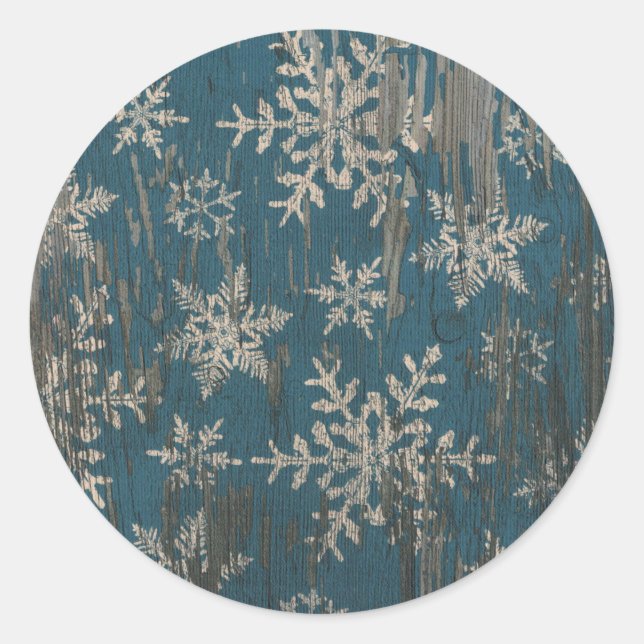 Adesivo floco de neve Vestido de Natal Russo (Frente)