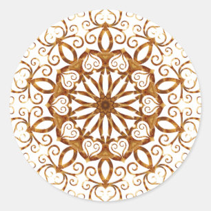 Adesivo Floco de Ouro em branco