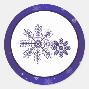 Adesivo Flocos brancos de neve de 20 - 1,5"