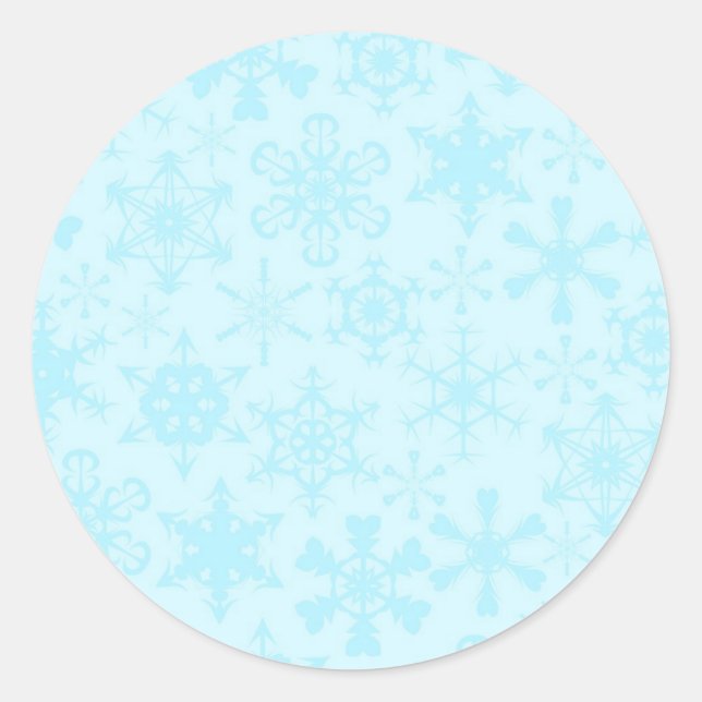 Adesivo Flocos de neve (Frente)