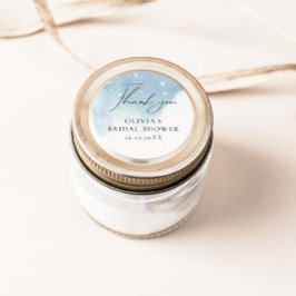 Adesivo Flocos de Neve de Inverno Azul