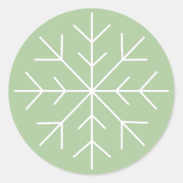 Adesivo flocos de neve do inverno da Maravilha de inverno 