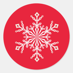 Adesivo Flocos de neve e palitos de Natal
