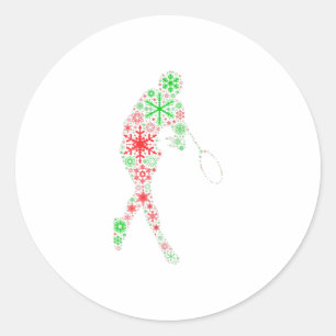 Adesivo Flocos de neve engraçados - Tênis racket ba