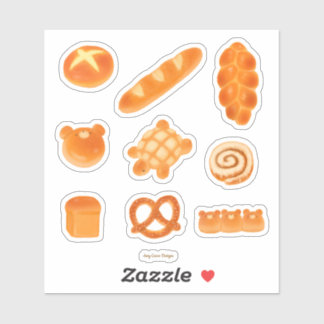 Adesivo Floffy Bakery Bread Variedade Turtle, Torres, Urso