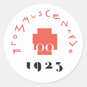 Adesivo FLOMMus CENTAVo 100º ANNIVERsario Sticker