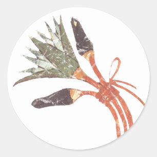 Adesivo Flor & botões antigos de Lotus do egípcio