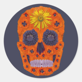 Adesivo Flor - Caveira 1