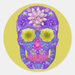 Adesivo Flor - Caveira 5
