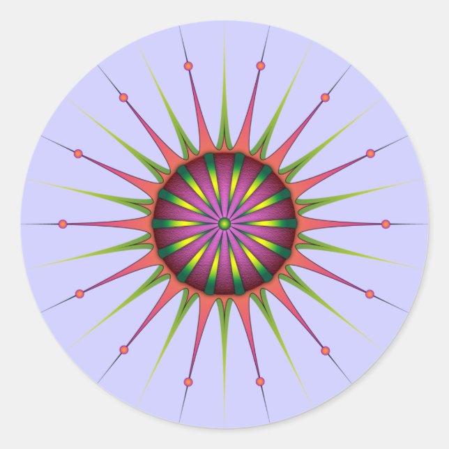 Adesivo Flor com luz negra (Frente)