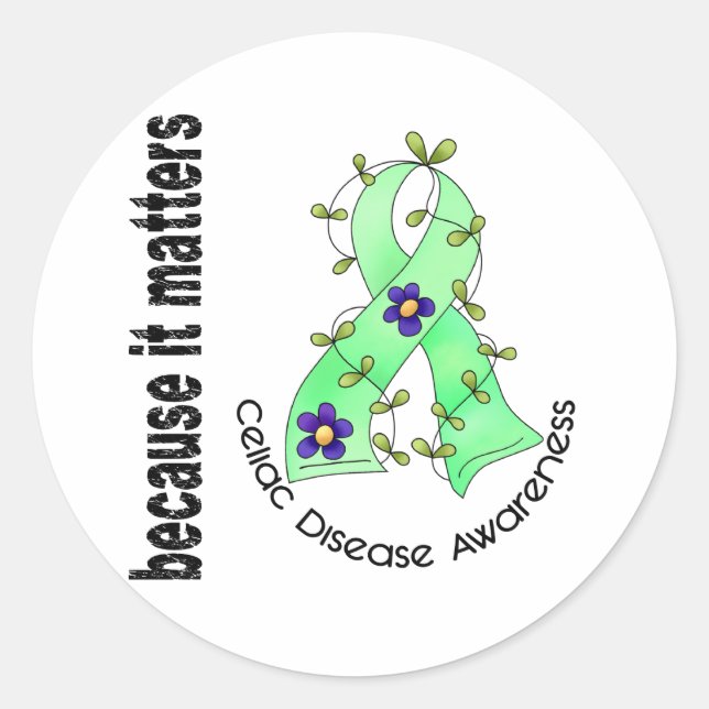 Adesivo Flor da Doença Celiônica Fita 3 (Frente)