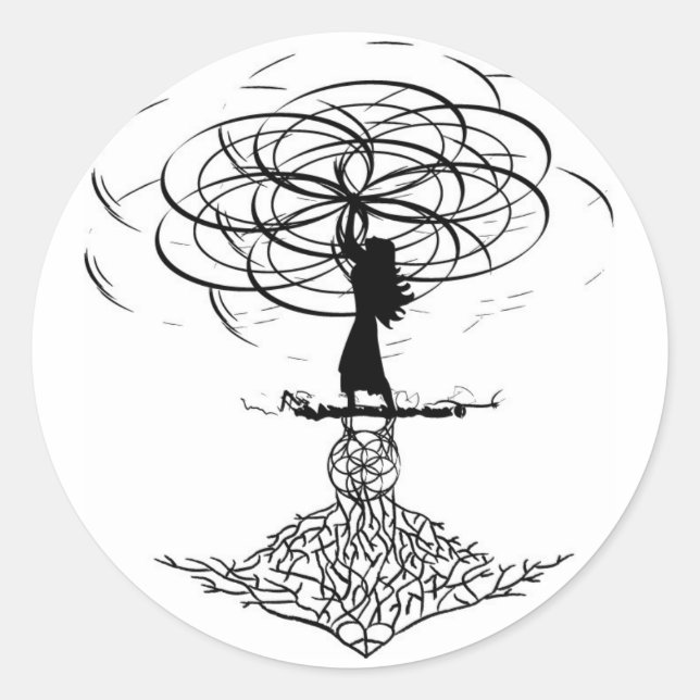 Adesivo Flor da Vida (Frente)