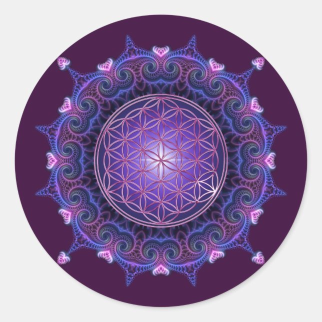 Adesivo FLOR DA VIDA / Blume des Lebens - Mandala I (Frente)