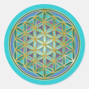 Adesivo FLOR DA VIDA - Design 1 das Geometrias Sagradas