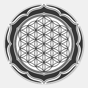 Adesivo Flor da vida, geometria sagrada, símbolo de cura