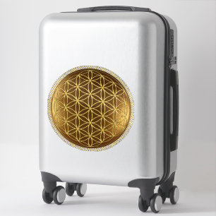 Adesivo FLOR DA VIDA - Medalha de Geometria Sagrada 1