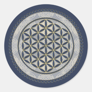 Adesivo FLOR DA VIDA - Símbolo Geometrie Sagrado Art 1