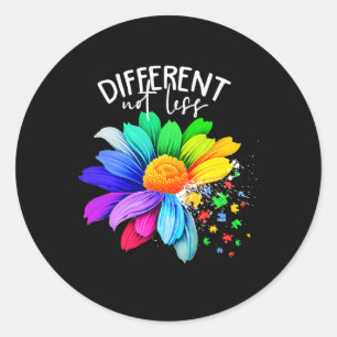 Adesivo Flor de Cor Diferente Não Menos Conscientização so