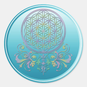 Adesivo Flor de DES Lebens da vida/Blume - ornamento II
