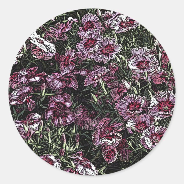 ADESIVO FLOR DE DIANTHUS (Frente)