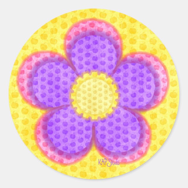 Adesivo Flor de Flor de Maçã (Frente)
