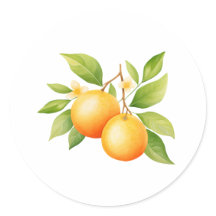 Flor de Laranja Aquarela