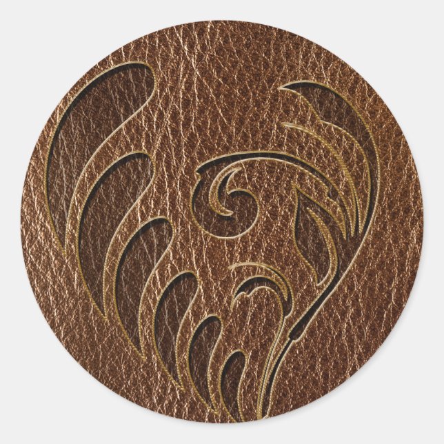 Adesivo Flor De Leather-Look (Frente)