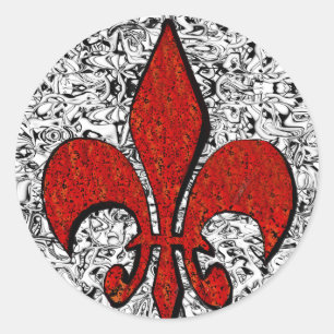 Adesivo flor de lis